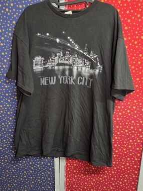 **Delta Black New York City Graphic Short Sleeve Tee**